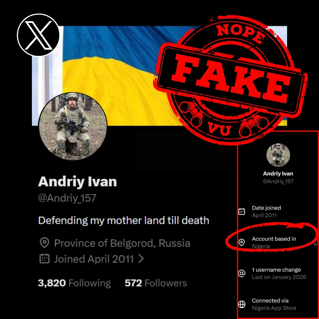 ❌ FAKE SOLDIER Andriy Ivan aka Andriy_157 x.com/Andriy_157 ID link: x.com/i/user/2896822… ID: 289682287 ⚠️ IMPERSONATES A ✅ UKRAINIAN SOLDIER