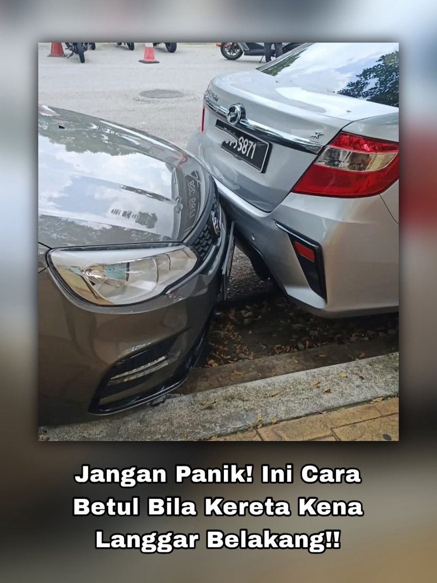 Kena Langgar Dari Belakang? Ikut 14 Langkah Ini!

Tips dari peguam kalau kereta anda dilanggar dari belakang terutama pada musim-musim perayaan ni atau bila-bila masa sahaja. 

1. Jika ada orang langgar kereta anda dari belakang, jangan panik dan bawa bertenang.

THREAD