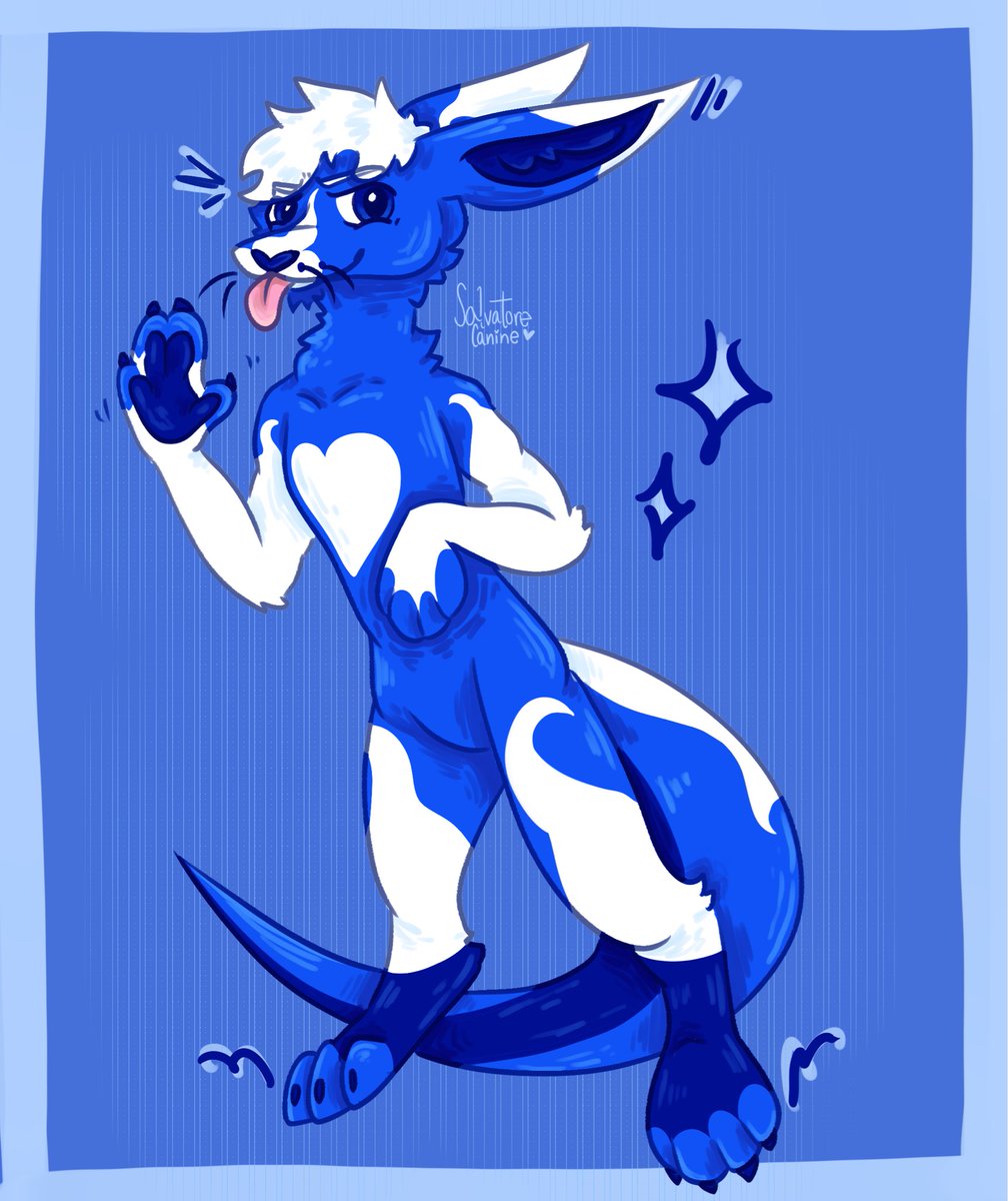 hello i highkey forgot i had twitter so here’s this drawing i did of <a href="/PocariRoo/">Pocari</a> about a week and a half ago 🙈