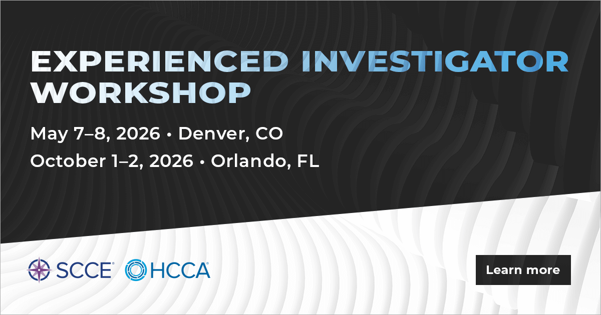 Society of Corporate Compliance and Ethics (SCCE)® tweet media