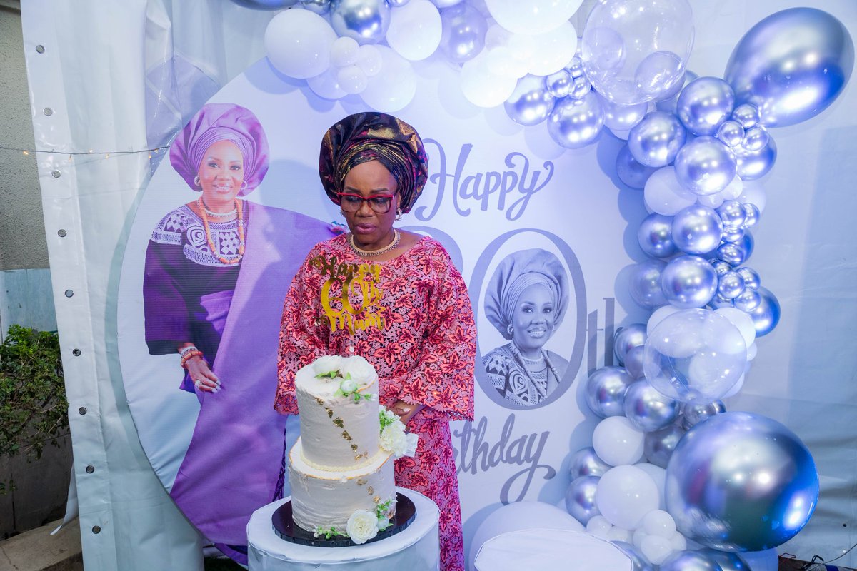 Ao3Events's tweet photo. Celebrating 60 years of grace, strength, and beautiful memories 💐✨
We had the absolute honor of bringing this special 60th birthday celebration to life, creating a space filled with elegance, warmth, and love.#eventdecor #eventplanner #ao3events #lagosevents https://t.co/kqQ8Ixmguq