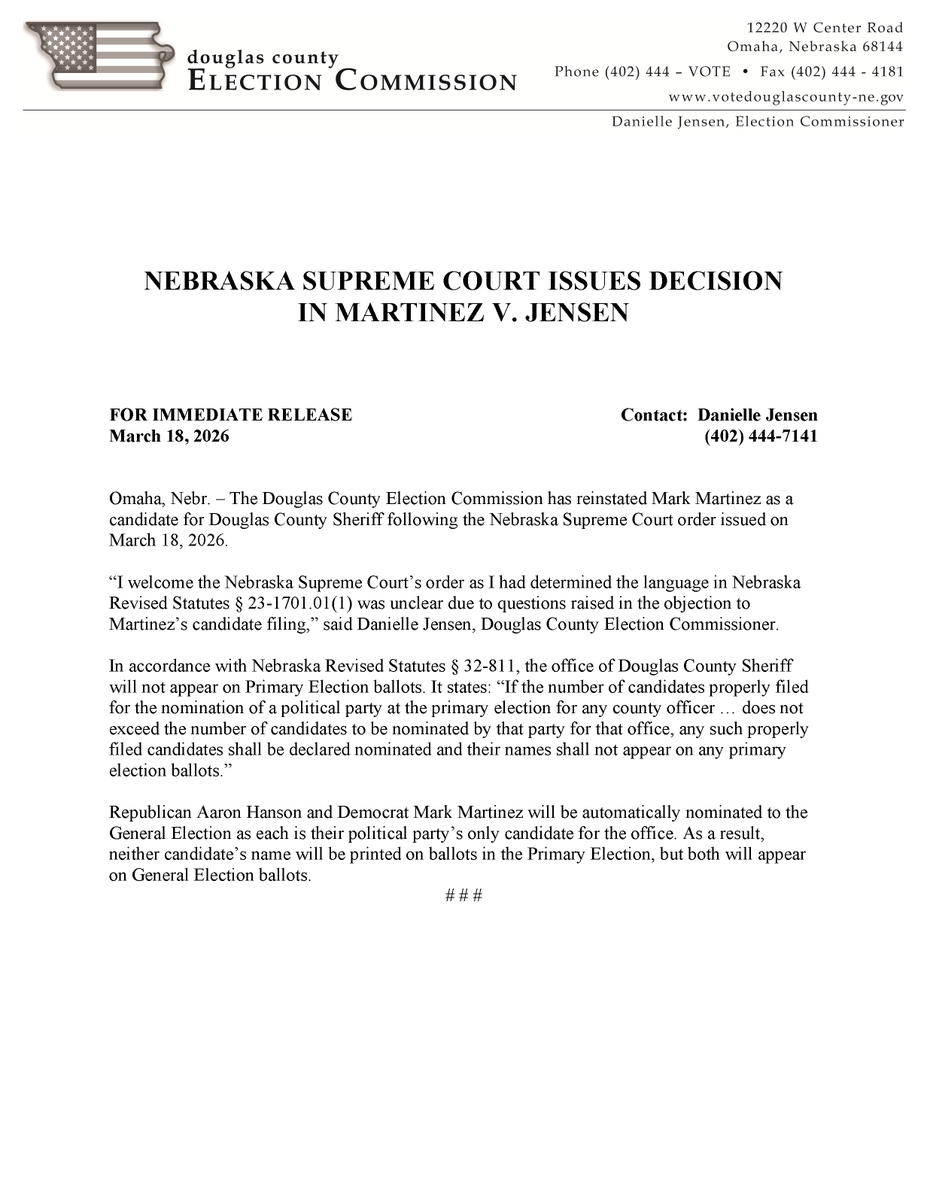 Douglas Co Elections tweet media