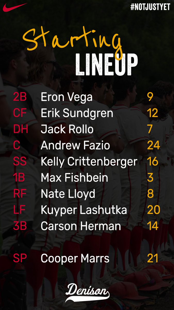 Denison Baseball tweet media