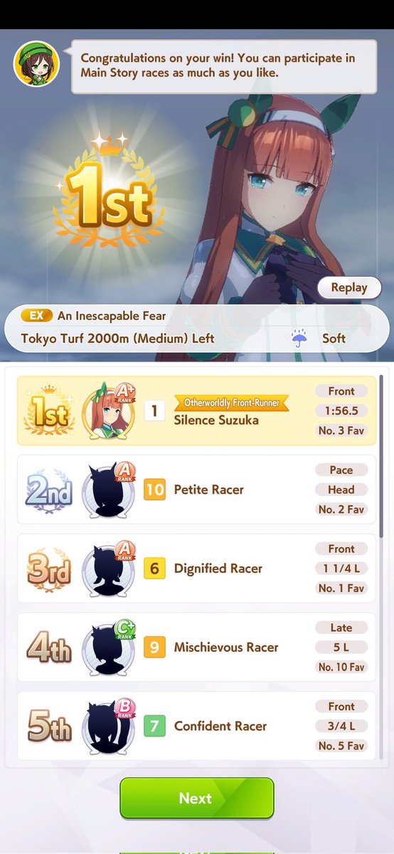 OguriCap0's tweet photo. // me when I win the unwinnable race https://t.co/Utz3jw5Jeu