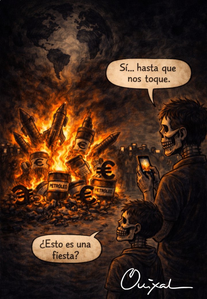 La futilidad de la guerra
#FallasValencia2026 #QuixalArt