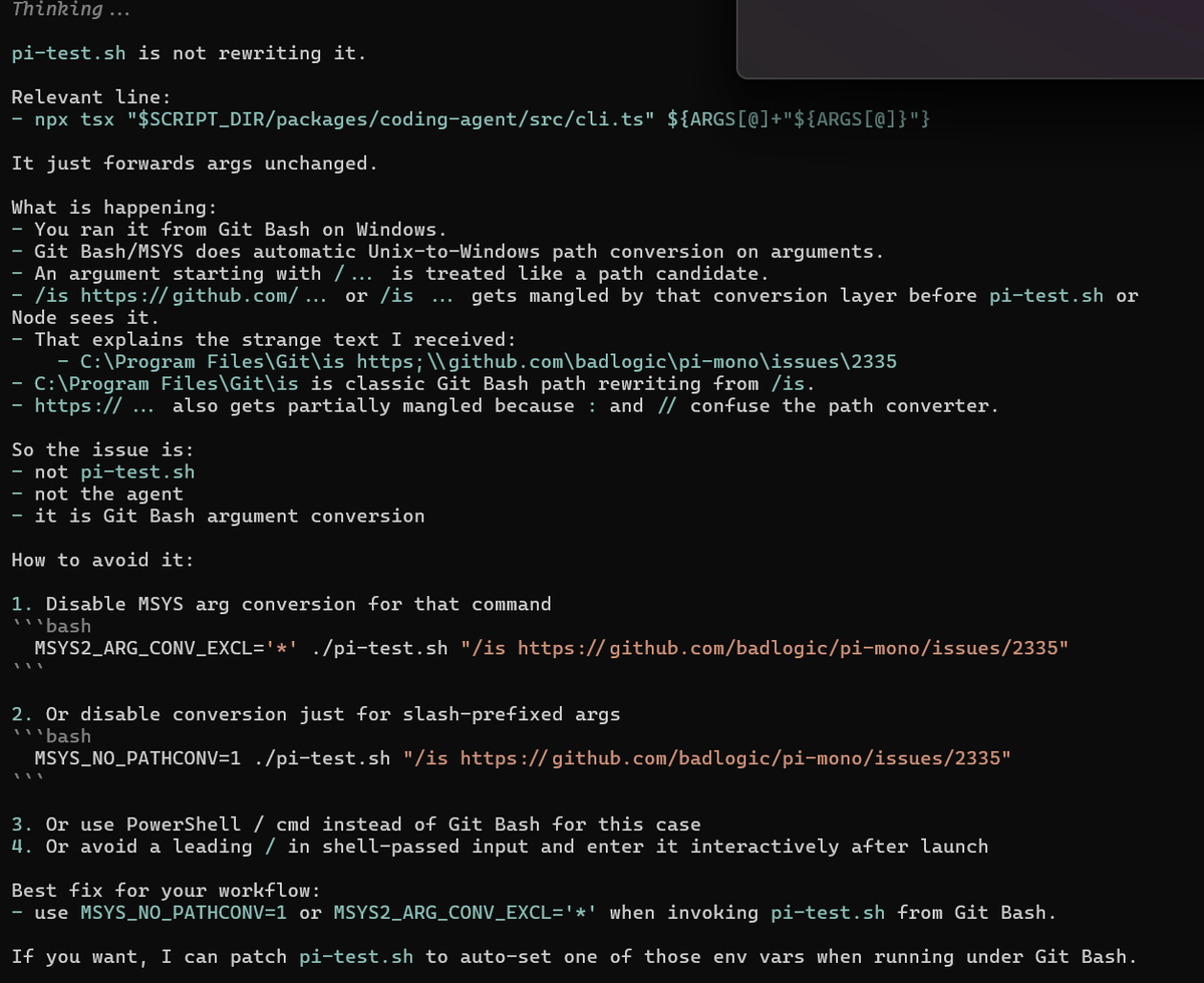 Mario Zechner tweet media