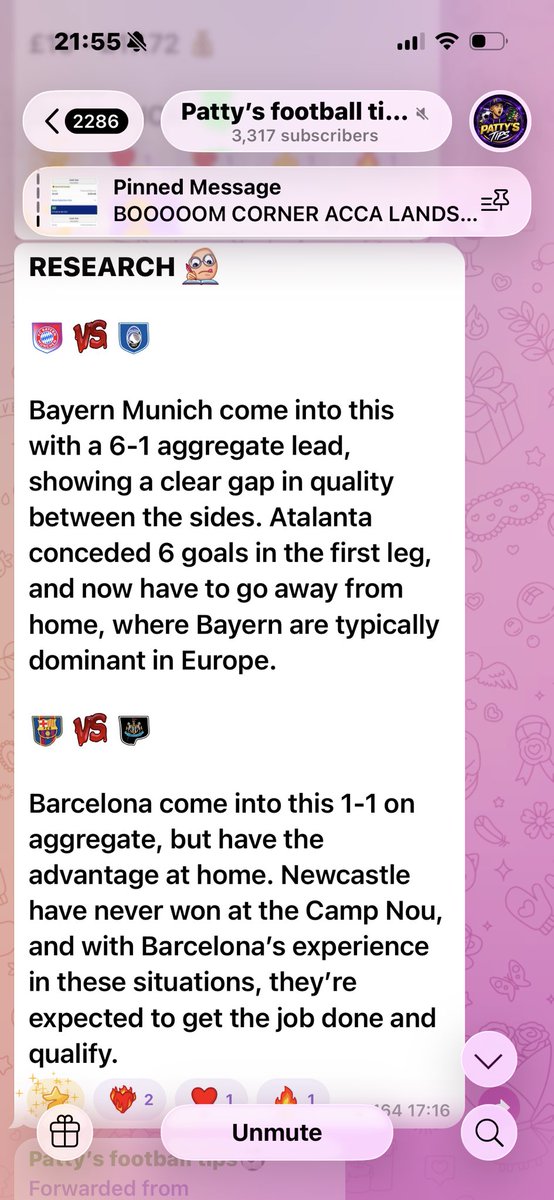 Patty’s Football Tips⚽️ tweet media