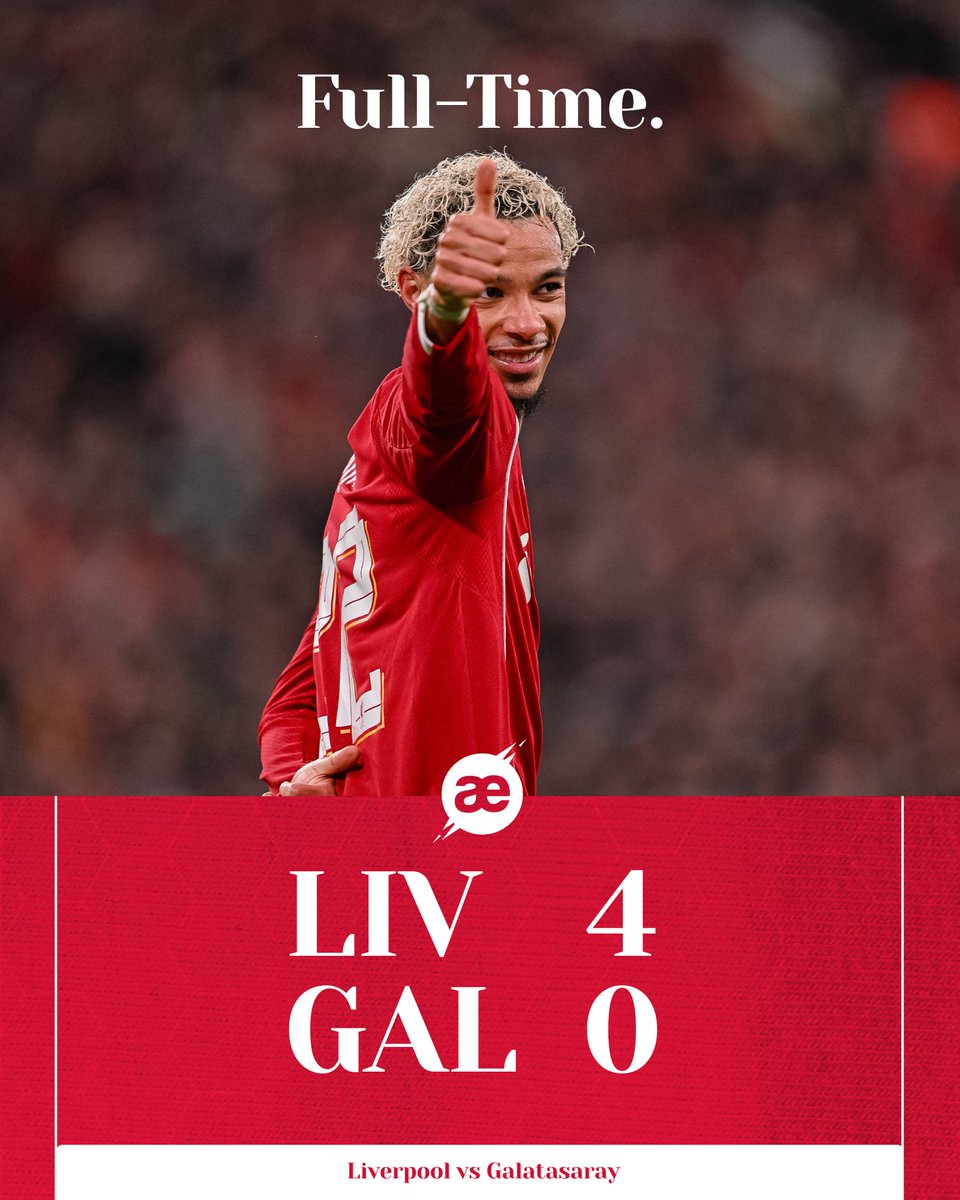 AnfieldEdition's tweet image. [FT] — Into the #UCL quarter-finals. 👊

#LIV 4-0 #GAL [4-1 agg]