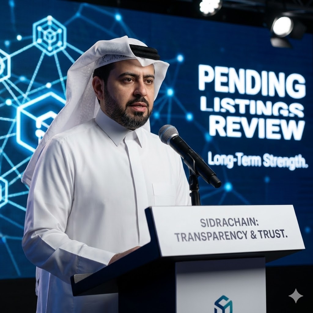 maljafeiri's tweet image. Thank you for your message. We understand the concern regarding pending listings Our team is actively reviewing all projects and working to complete the process responsibly Updates will be shared soon We appreciate your patience and trust in #SidraChain. 🙏🚀