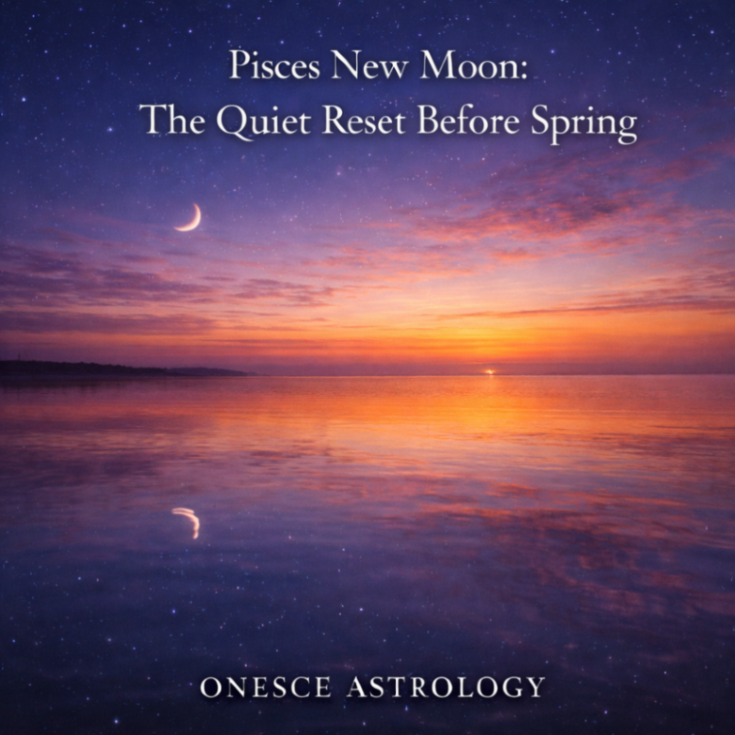 onescepress's tweet photo. Today brings three alignments:

Venus in Aries squares Jupiter in Cancer 🧭

The Sun in Pisces sextiles Uranus in Taurus 🙏 

And a New Moon in Pisces; a quiet reset before spring 🌼

Tune in for insights 🎧 

#onesceastrology #cyclesinharmony #astrology #newmoon #spiritualgrowth https://t.co/FG9ZjqXnCQ