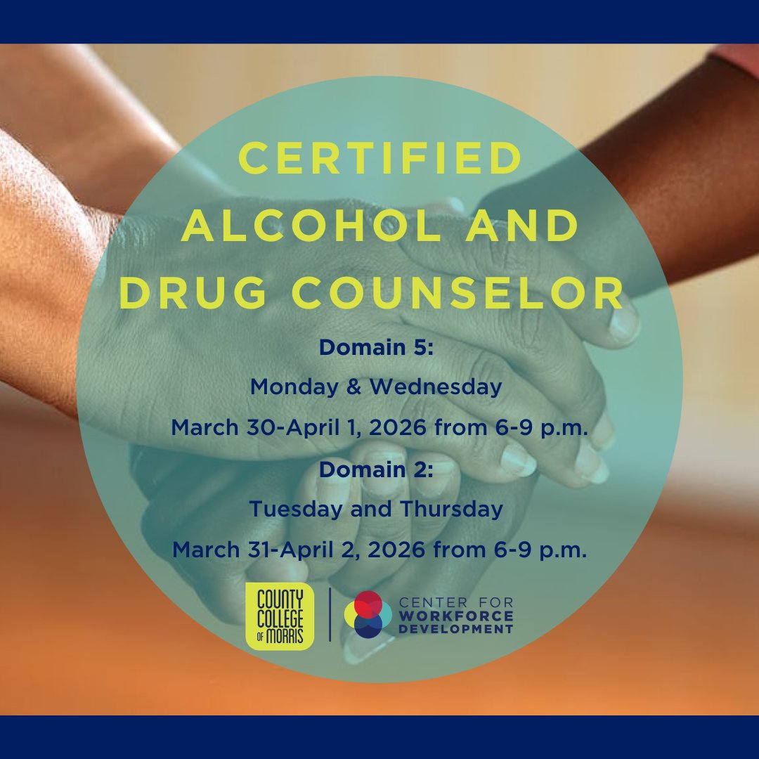 Workforce Development, County College of Morris tweet media