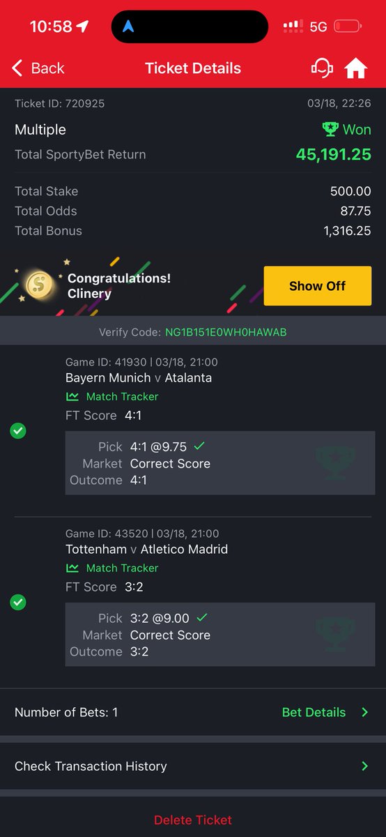 Live Correct score boom 💥