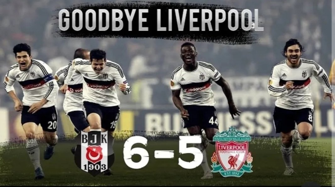 sntrk19O3's tweet photo. Dünya Beşiktaşlılar günü kutlu olsun..
#Tarihbirkereyazıldı
#GoodbyeLiverpool https://t.co/9x0SHyHBpg
