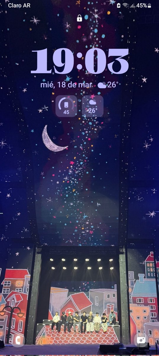 Lo linda que queda la foto de fondo