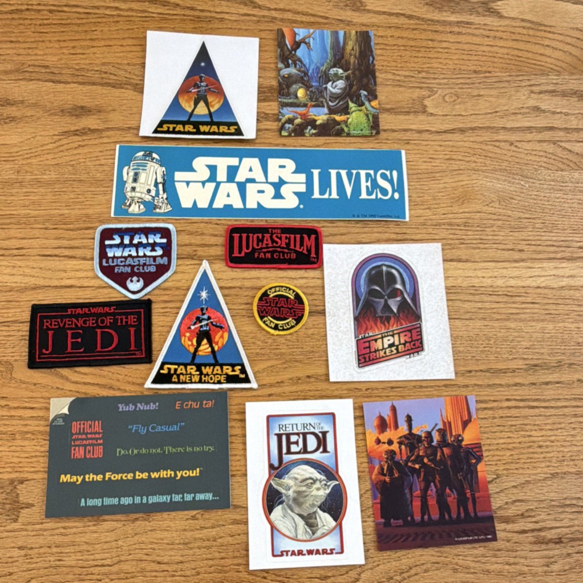 RARE mint  Lucasfilm Fan Club bumper sticker stickers patches   
🔗 ebay.com/itm/2676016163…  
 #ad