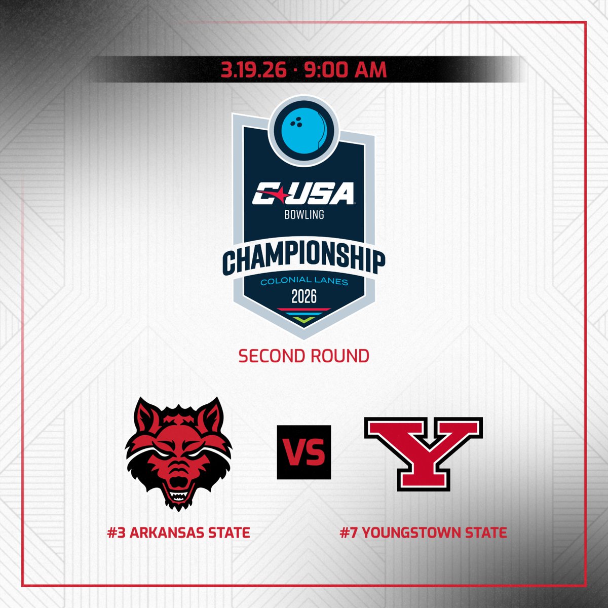 Arkansas State Red Wolves Bowling tweet media