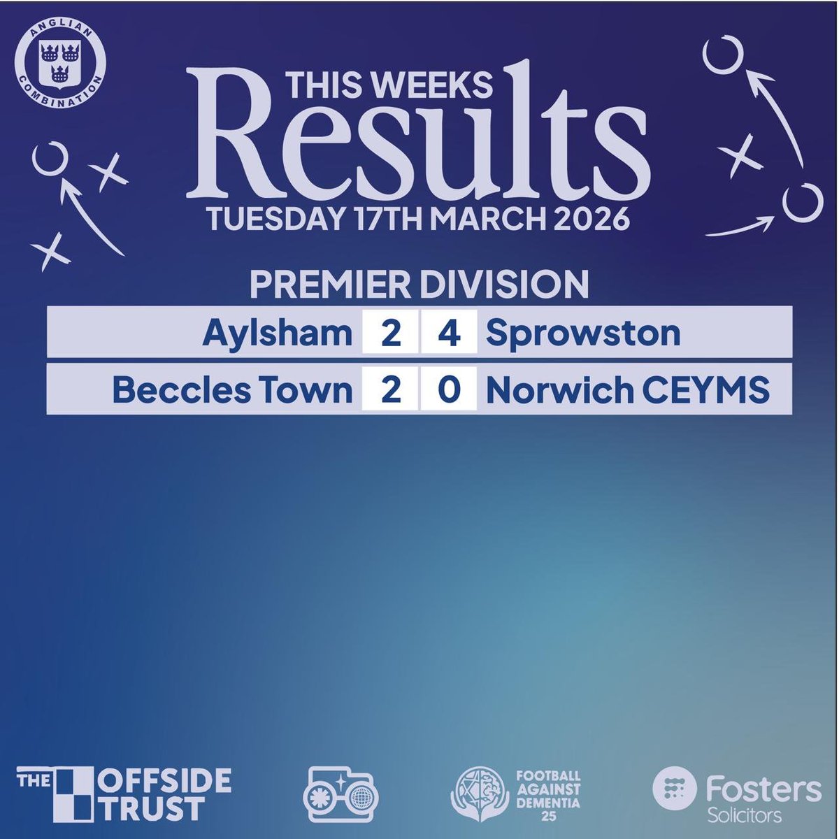 Fosters Solicitors Anglian Combination tweet media