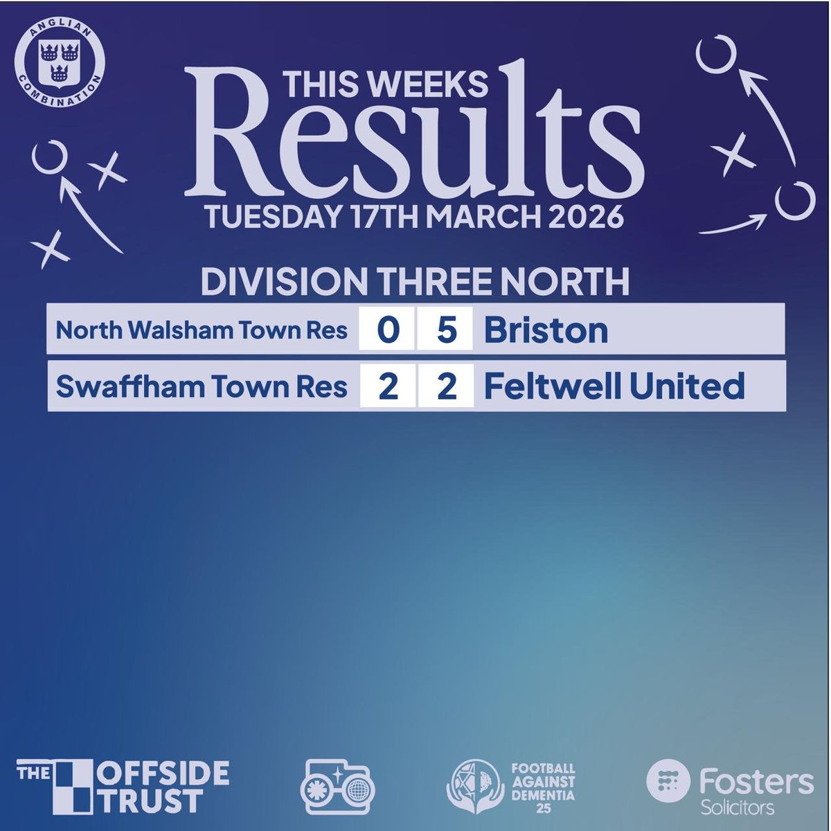 Fosters Solicitors Anglian Combination tweet media