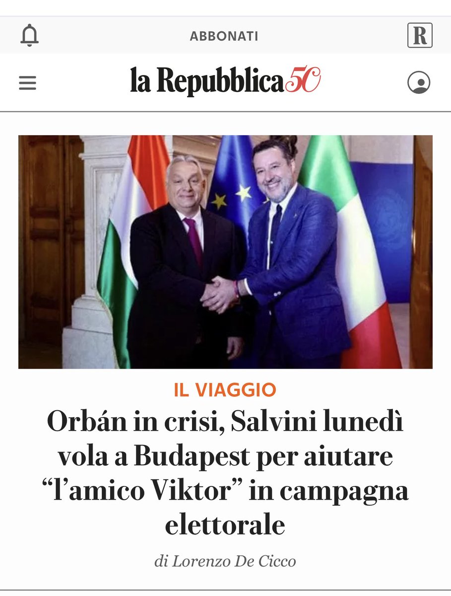 È fatta: #Orban sei spacciato.