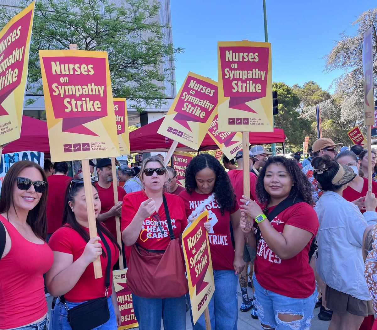 California Nurses Association tweet media