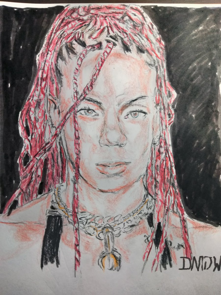 DavidWindhamJr1's tweet image. B-Fab
Drawing Paper 11in x 8in 
#BFab #WWE #davidwindham #Composition #Wrestling