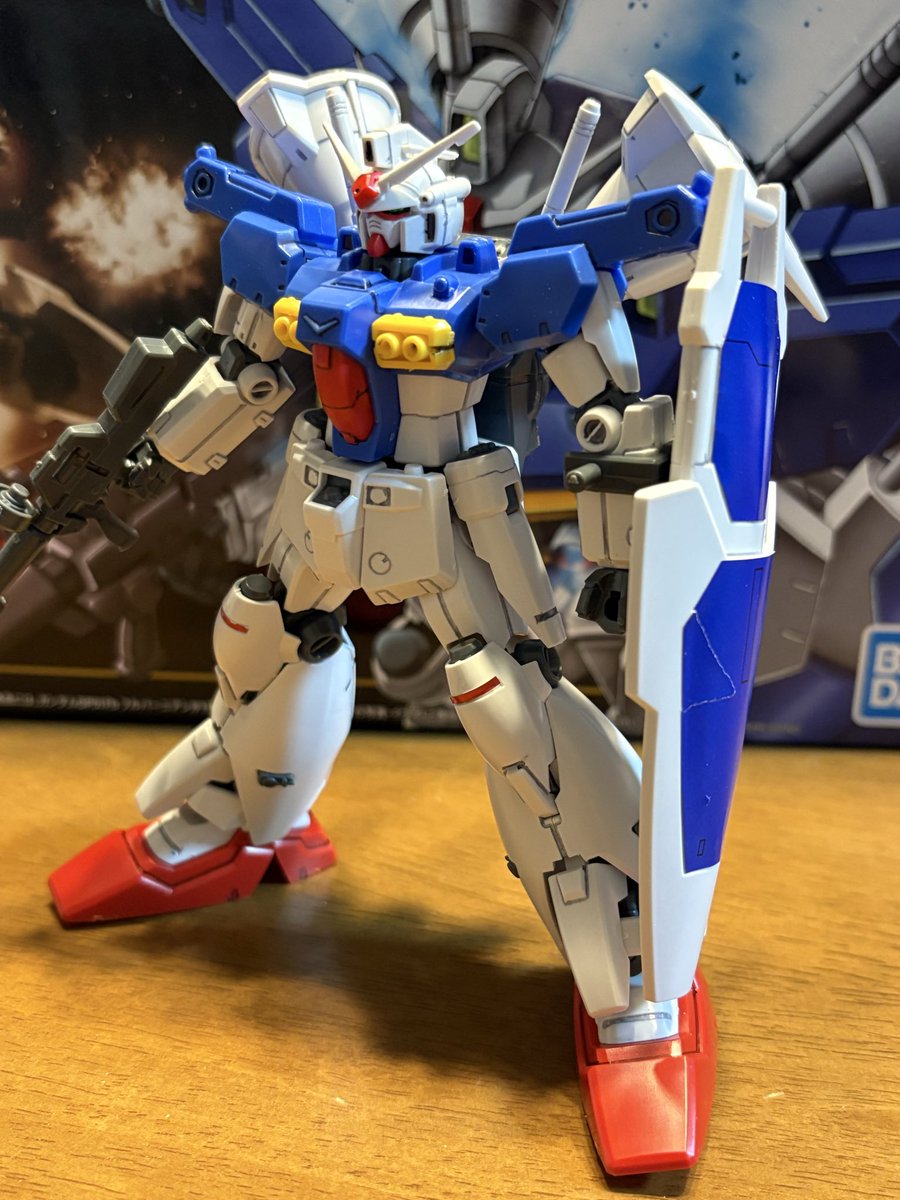 D71019193's tweet photo. ガンダムGP01フルバーニアン。組んでいる時はおもちゃっぽくなるかなと思ったが組み上がるとなかなかいい感じ。
そしつシールドのシールドのシールが破れた…
シールドは塗るしかないか…
#ガンダム #ガンプラ #GP01fb #ガンプラ好きと繋がりたい https://t.co/JLVuAlKcEz
