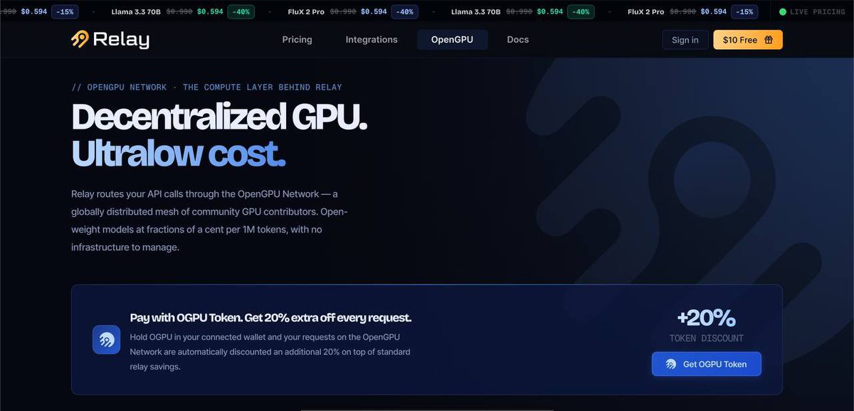 Next week everything changes.

Relay goes  public. No more beta.

We’ve rebuilt the entire experience: new site, faster flows, and onboarding that’s genuinely seamless.

Same powerful models. Up to 55% cheaper.

OpenClaw now plugs straight into Relay, 2 lines and your agents are