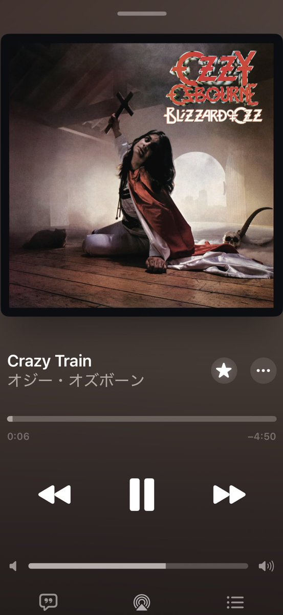 710Gozi's tweet image. 今朝の一曲
#OzzyOsbourne
#CrazyTrain
英国🇬🇧出身のシンガーソングライター
ヘヴィメタル・ヴォーカリスト
1980年リリースの1stアルバム
『Blizzard of Ozz 〜ブリザード・オブ・オズ〜血塗られた英雄伝説』 より