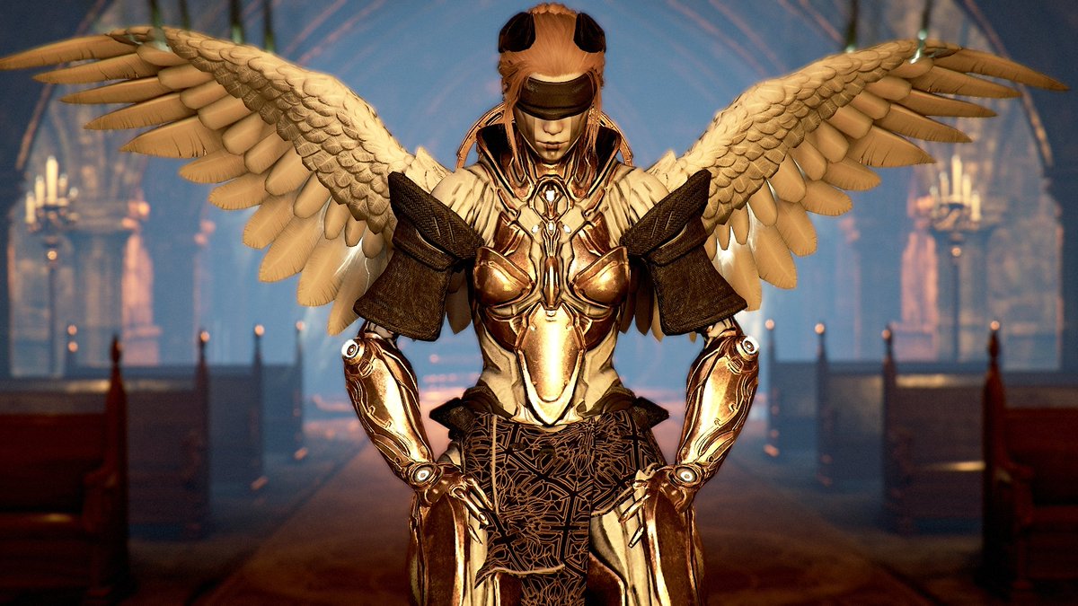 thedarthdingus's tweet photo. Fallen Angel returns to La Cathédrale 

#Warframe #WarframeCaptura https://t.co/z48nIzEkQh