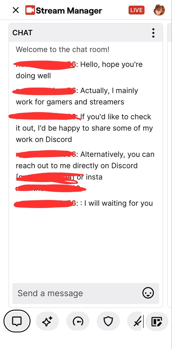 CallieKatsVt's tweet image. when your only chatter just advertises themself and leaves…

#streamerstruggles #vtuber #twitch