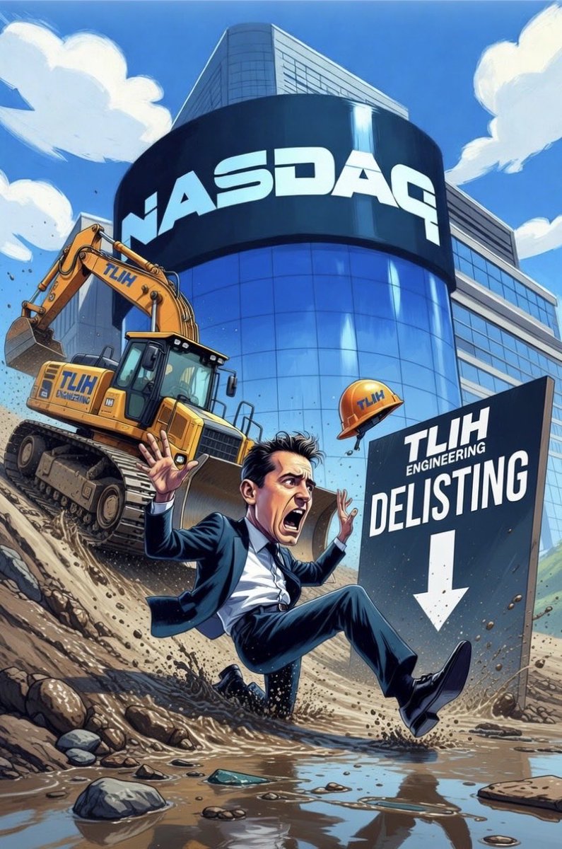 #TLIH sliding down the slippery slope to de listing .
