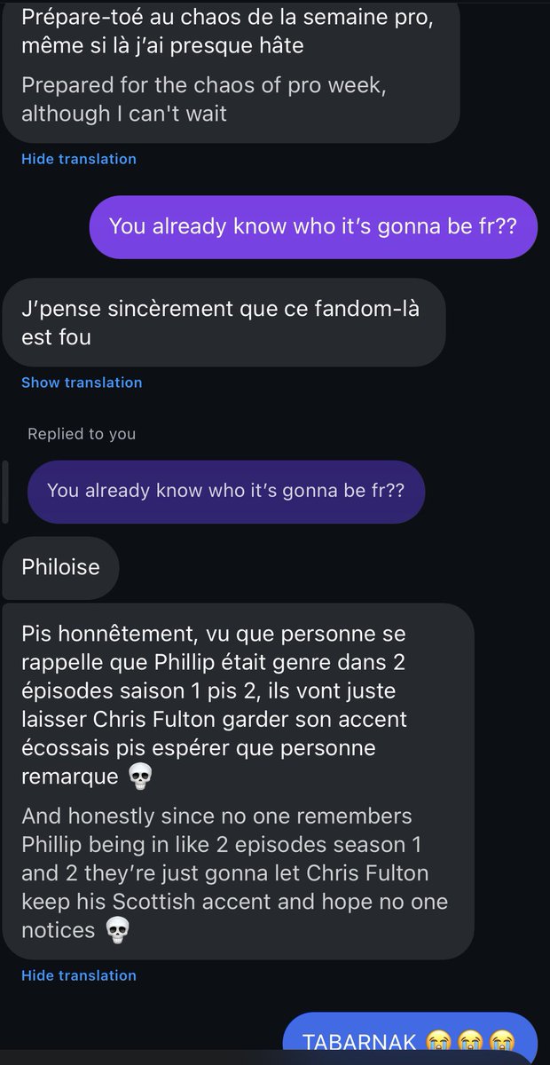 a trusted anonymous source just sent me these DMs from their neighbour’s uncle’s ex-wife’s second cousin twice removed who works at Netflix Quebec 👀 #noticing