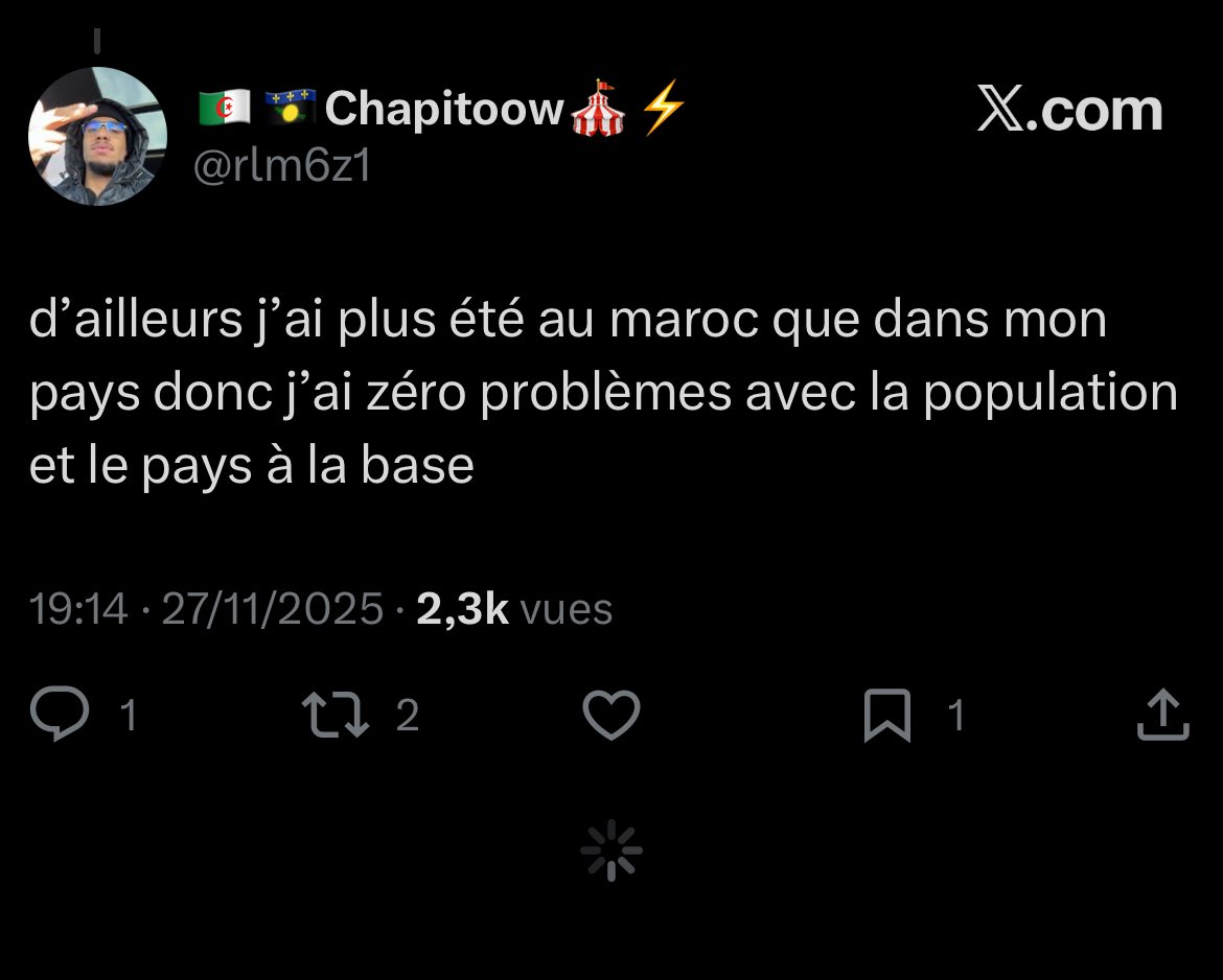 oovss_m's tweet photo. Toujours les mêmes qui vont chez-nous et qui nous crache dessus sur les réseaux sociaux, aucune dignité https://t.co/iOEBg0IVbm