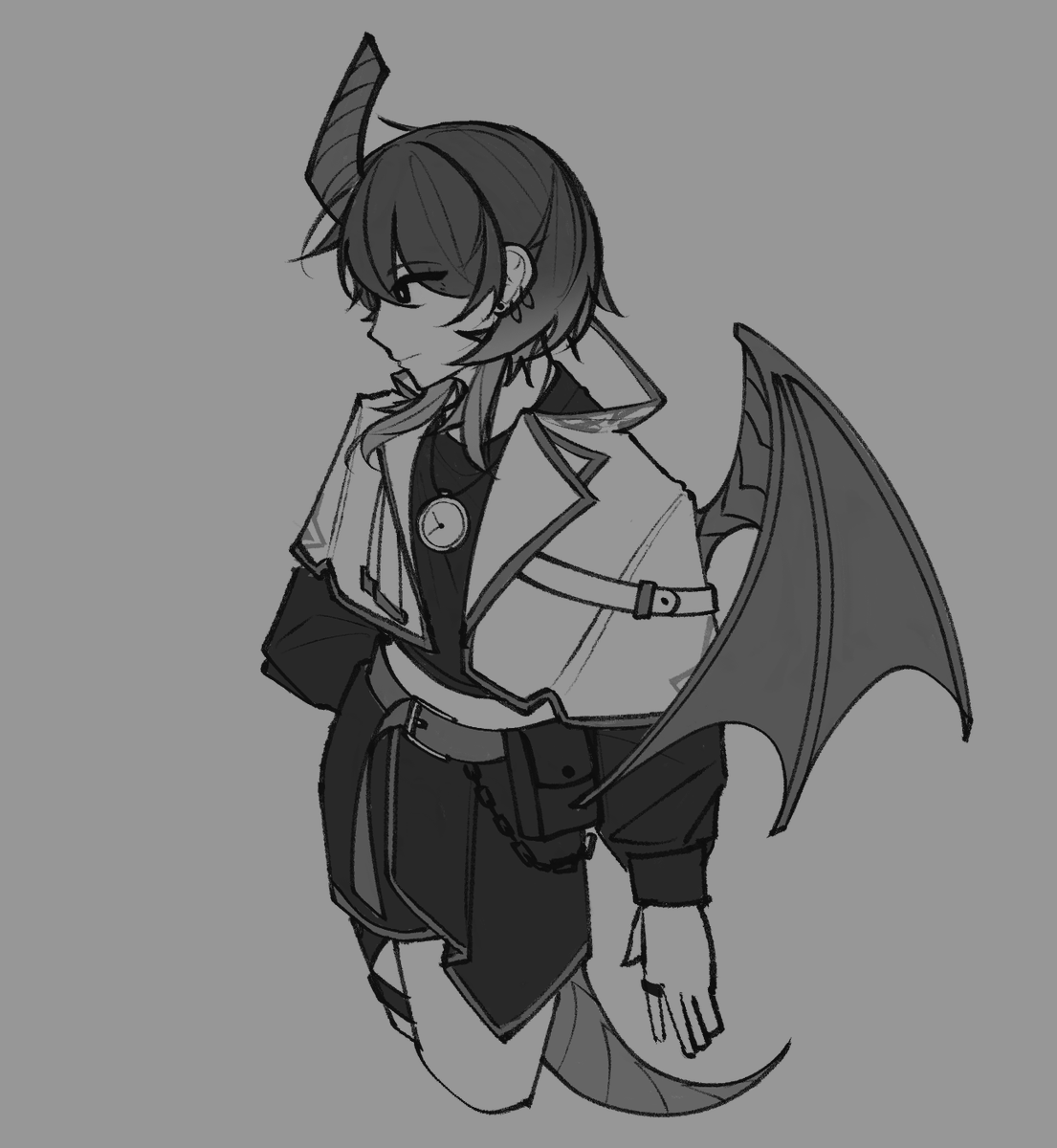 showing her wing(s?) #oc #art