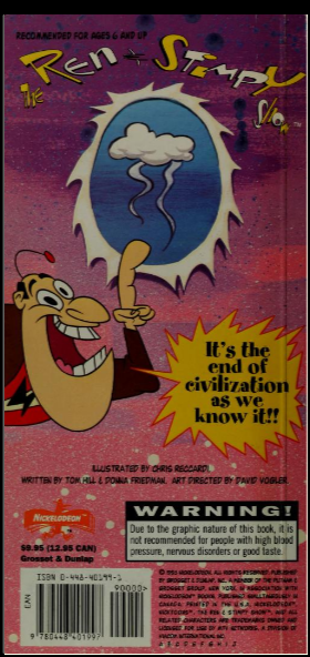 radiodormouse's tweet image. Pat the Stimpy, a touch-and-smell book, was illustrated by one of The Ren &amp;amp; Stimpy Show's core artists: Chris Reccardi! The show was such a creative revolution that often even tie-ins were crafted by staff, preserving the show’s auteur spirit. #AnimationHistory #RenAndStimpy