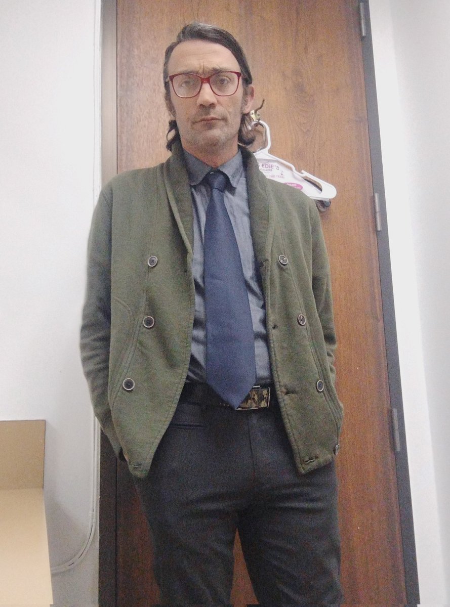 mikegamms's tweet photo. We are calling this character, The Scholarly Fuckboy. 

Tinder bio reads: "Mr. Steal Your Book. Will get between your sheets, then get between your pages. Well read, and well hung." https://t.co/Qn8EQVIazs