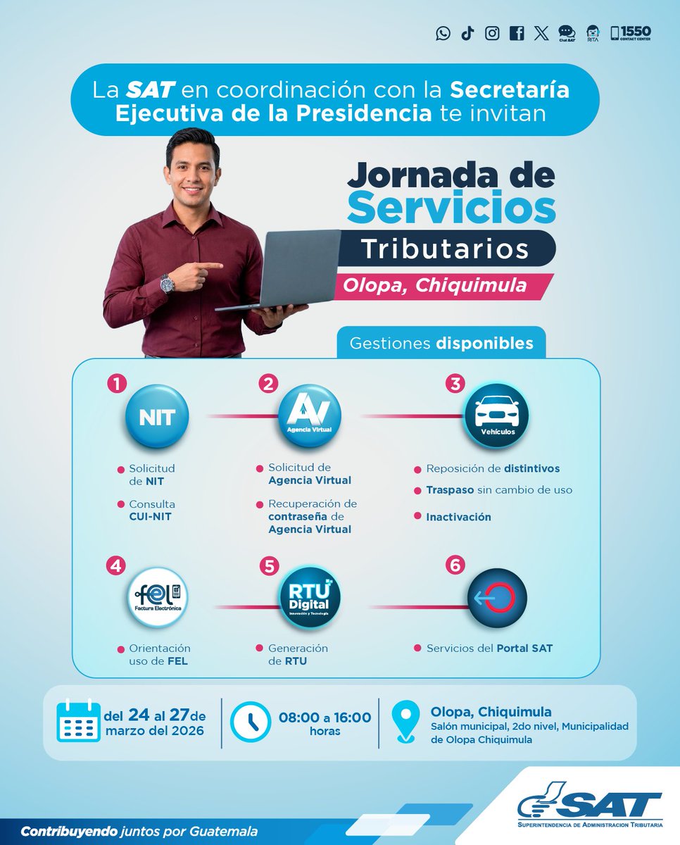 SAT Guatemala tweet media