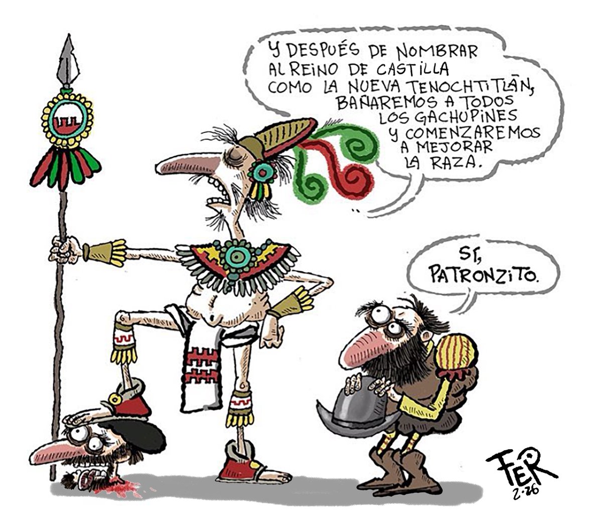 El Fer, humor gráfico. tweet media