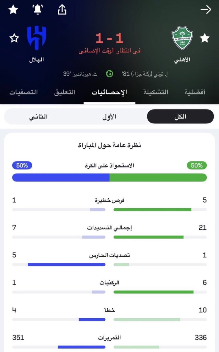 والله الكوره غير عادله 💔💔