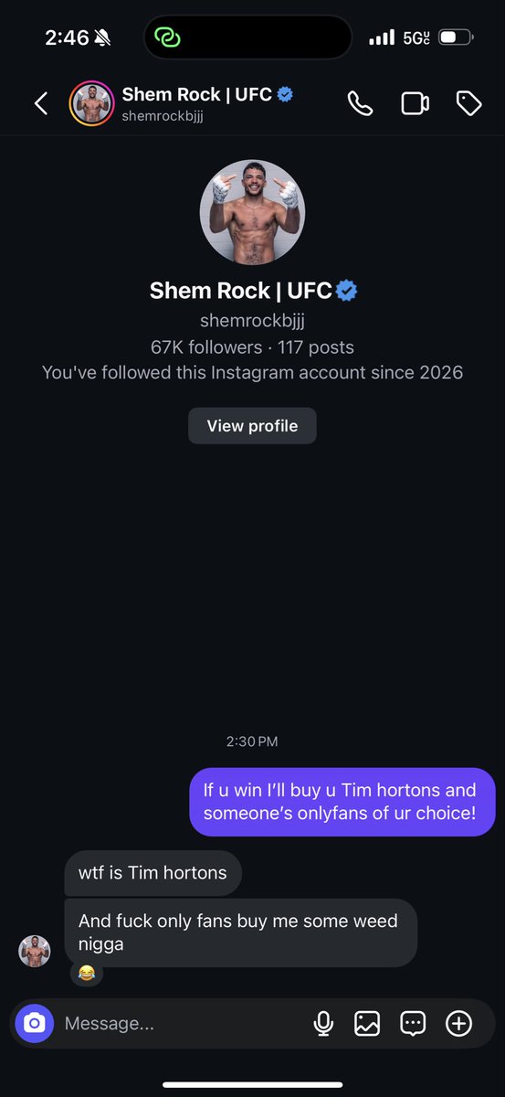 AlexDaMmaCapper's tweet photo. 🚨 MAX BET ALERT 🚨
Shem Rock this Saturday UFC London.
Not breaking down film or stats here—this one’s straight from our DMs

I’m going max on Shem to bounce back and get the W. 

Who’s tailing or fading? 💰🥊
 #UFCLondon #ShemRock #MMAbetting” https://t.co/xnorH4rhi6