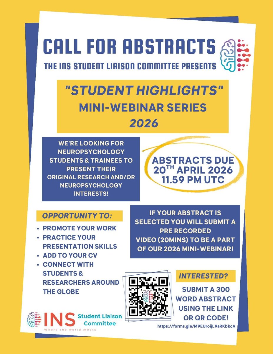 INS Student Liaison Committee tweet media