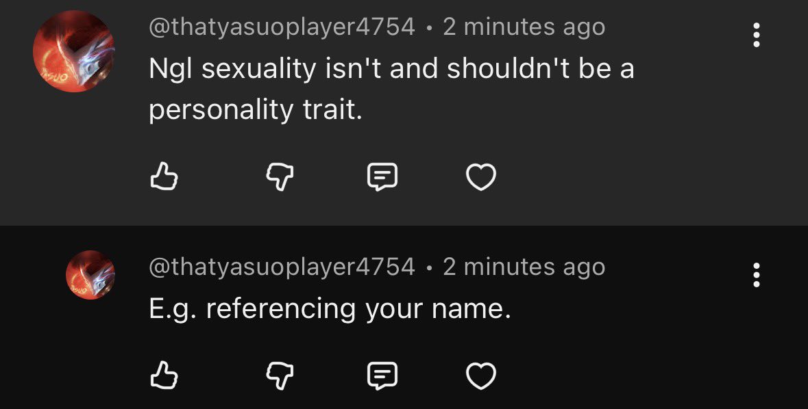 QueerPlayer's tweet photo. Gotta love random haters #lgbt #gaming #youtube https://t.co/nd07o8D8Ch