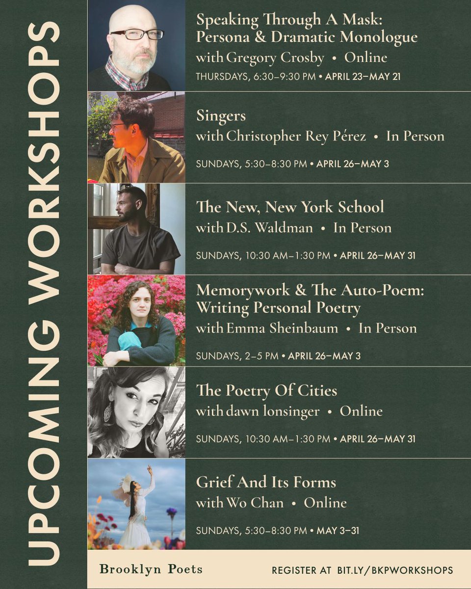 Brooklyn Poets tweet media