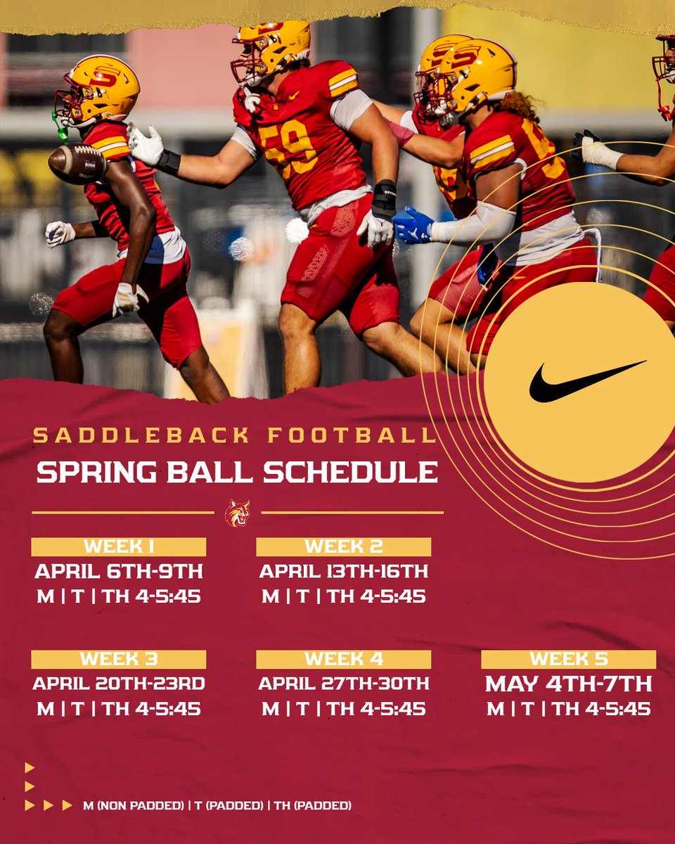 Saddleback College Football tweet media
