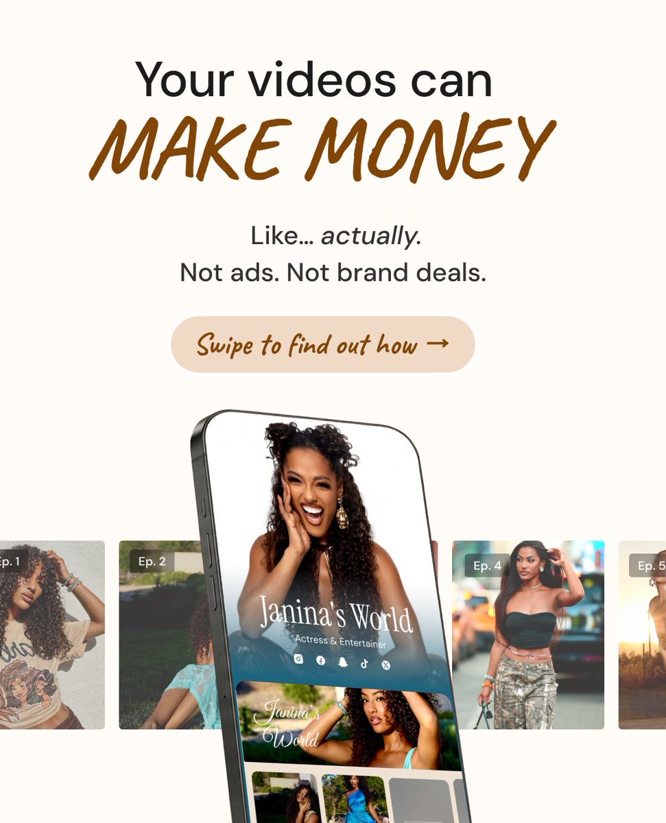 getpopstore's tweet photo. Your videos can make money 💸 
Build a series 🎞️
Hook them🪝
Sell inside the content 💰

https://t.co/5S0GGNjb1G enables you to do this ✨ Comment “START“ &amp; CREATE BETTER ! 📲 https://t.co/2Q37fPeJ2S