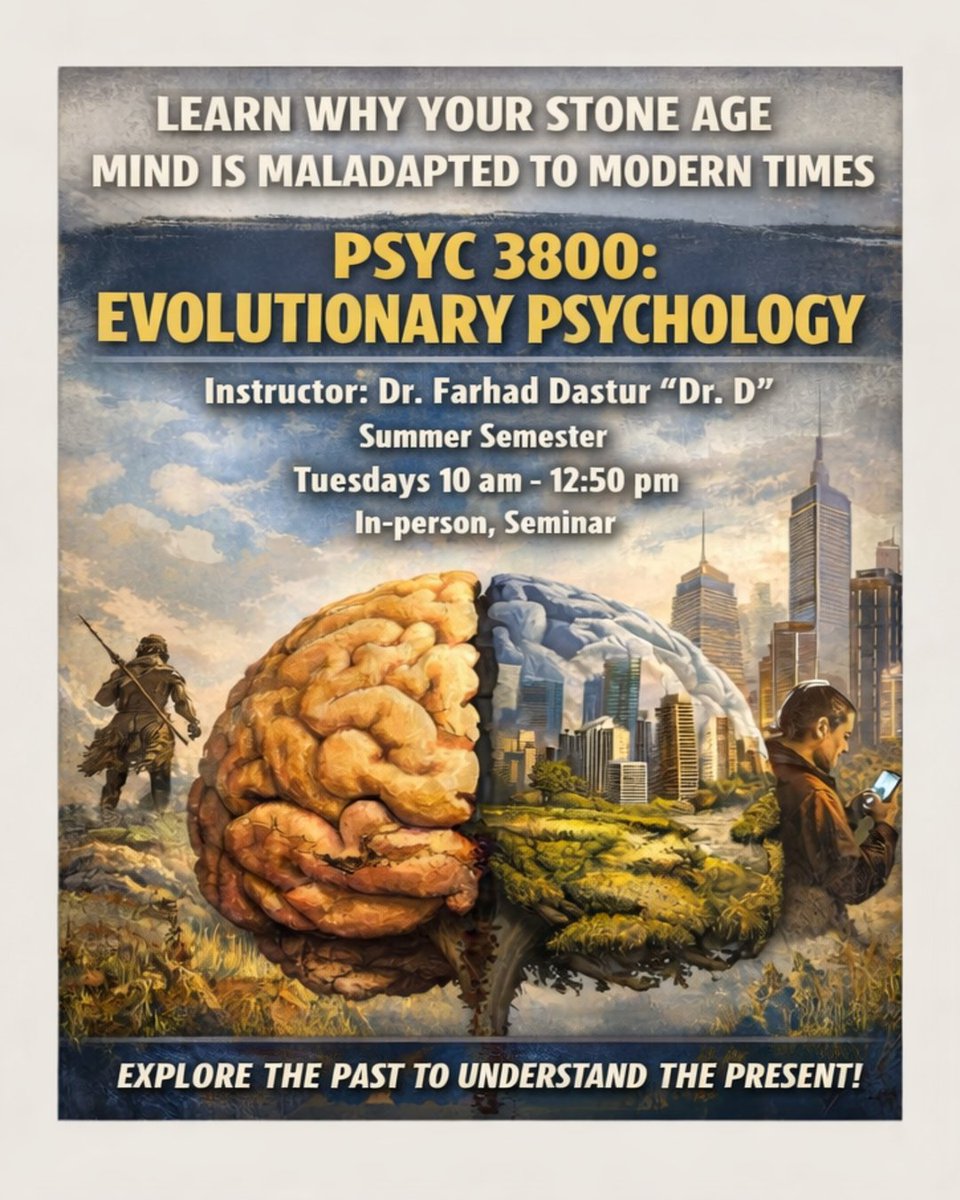 kpupsych's tweet photo. What is Evolutionary Psych? why should we care? About ourselves, our relationships, and our community… let’s explore it this summer! https://t.co/hNrRZ7DKox