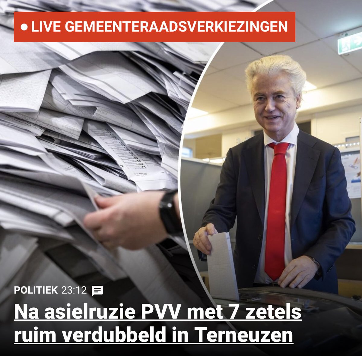 Geert Wilders tweet media
