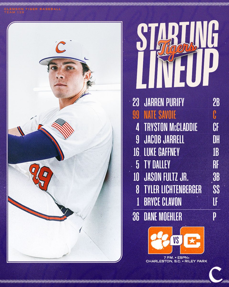 Clemson Baseball tweet media