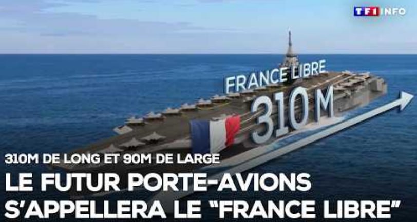 Realnews829984's tweet image. ⚠️ PORTE-AVIONS "FRANCE LIBRE" !

Emmanuel Macron annonce : 

le nouveau porte-avions français de nouvelle génération s'appellera "France Libre".

10 milliards € d'investissement, successeur du Charles de Gaulle.

Fierté navale française relancée à Nantes-Indret ! 

#FranceLibre