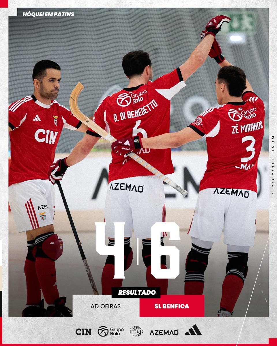 modalidadesslb's tweet photo. 🔥 O #HóqueiBenfica avança para a Final Four da Taça de Portugal! 🏆🇵🇹 https://t.co/0Q12cS3nnf
